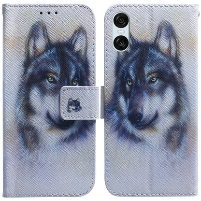 Coloured Drawing Flip Leather Phone Case