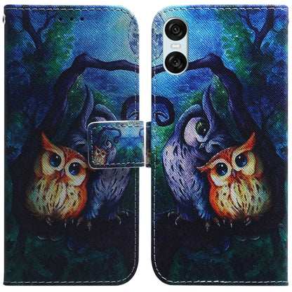 Coloured Drawing Flip Leather Phone Case