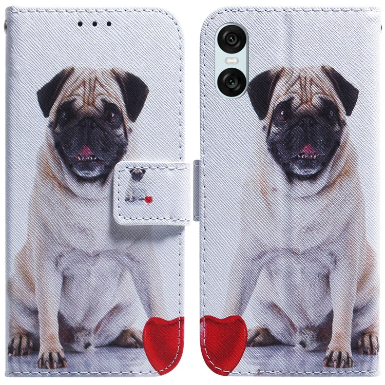 Coloured Drawing Flip Leather Phone Case