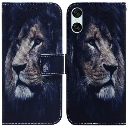 Coloured Drawing Flip Leather Phone Case