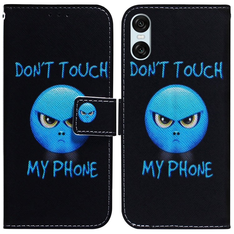 Coloured Drawing Flip Leather Phone Case