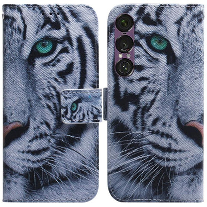 Coloured Drawing Flip Leather Phone Case