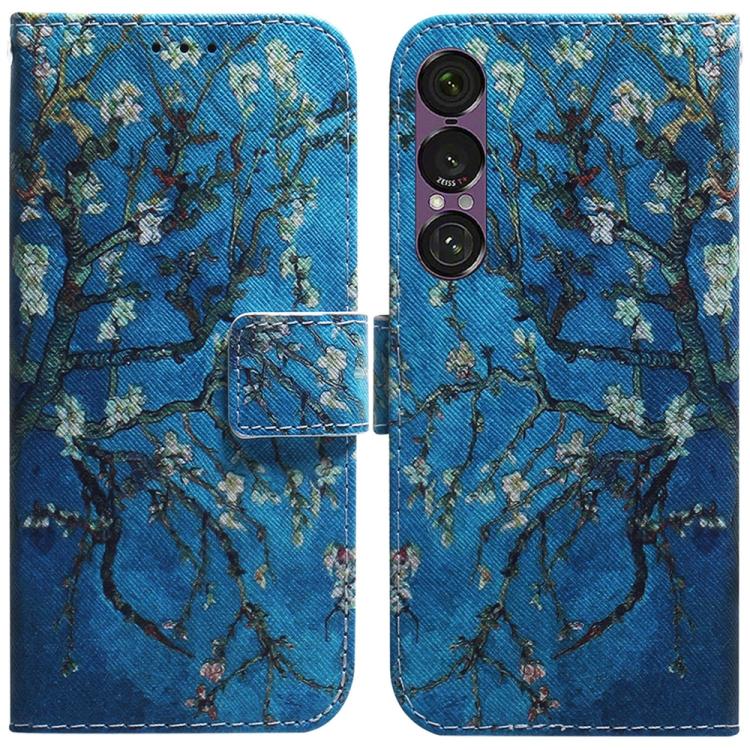 Coloured Drawing Flip Leather Phone Case