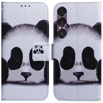 Coloured Drawing Flip Leather Phone Case