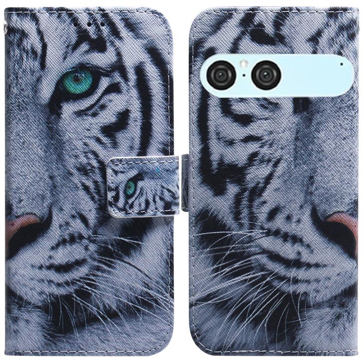 Coloured Drawing Flip Leather Phone Case