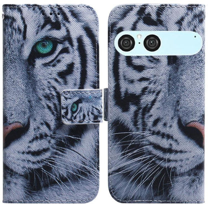 Coloured Drawing Flip Leather Phone Case