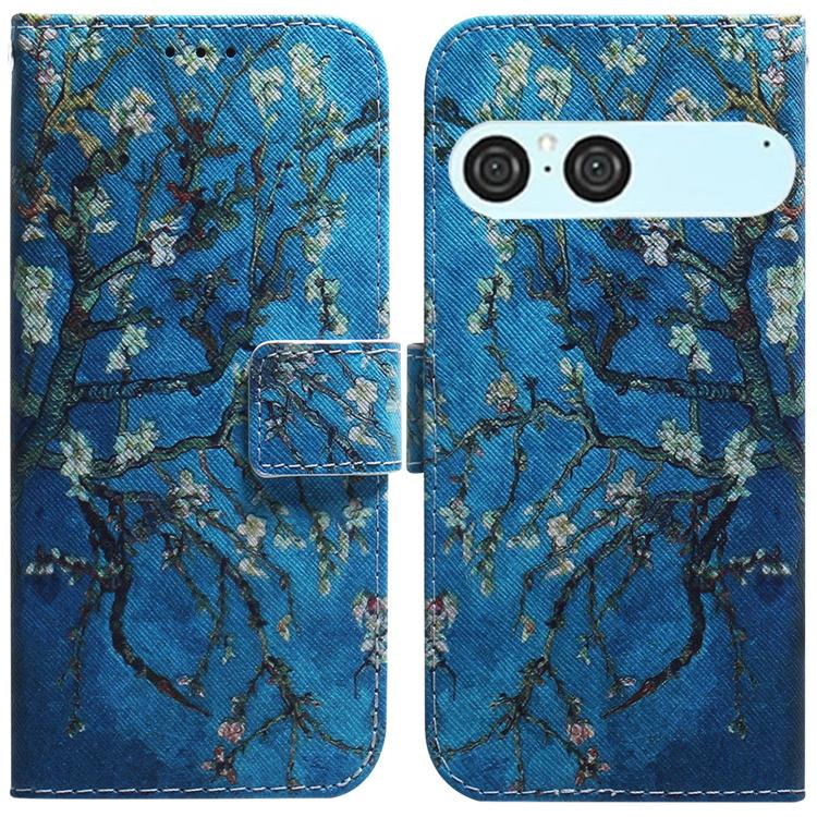 Coloured Drawing Flip Leather Phone Case
