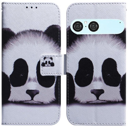 Coloured Drawing Flip Leather Phone Case