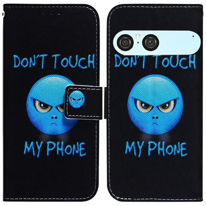 Coloured Drawing Flip Leather Phone Case