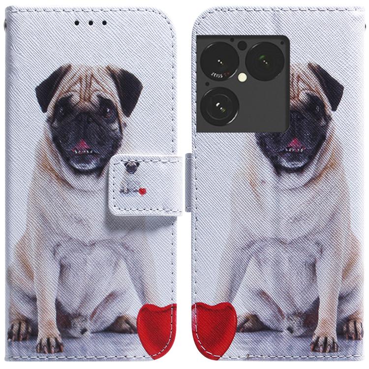 Coloured Drawing Flip Leather Phone Case, For Sony Xperia 1 VIII, For Sony Xperia 10 VII, For Sony Xperia 1 VII, For Sony Xperia 10 VI, For Sony Xperia 1 VI, For Sony Xperia 5 VI, For Sony Xperia 5 V