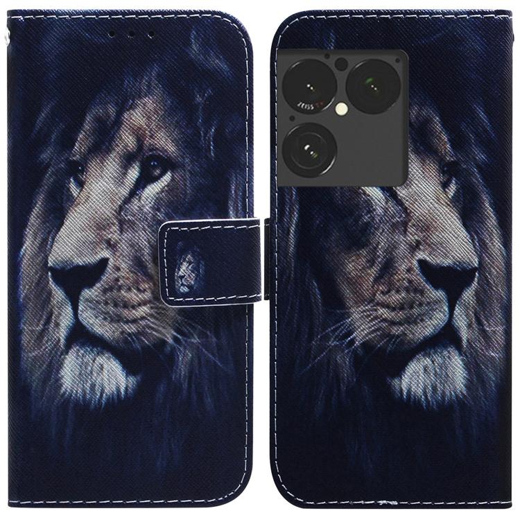 Coloured Drawing Flip Leather Phone Case, For Sony Xperia 1 VIII, For Sony Xperia 10 VII, For Sony Xperia 1 VII, For Sony Xperia 10 VI, For Sony Xperia 1 VI, For Sony Xperia 5 VI, For Sony Xperia 5 V