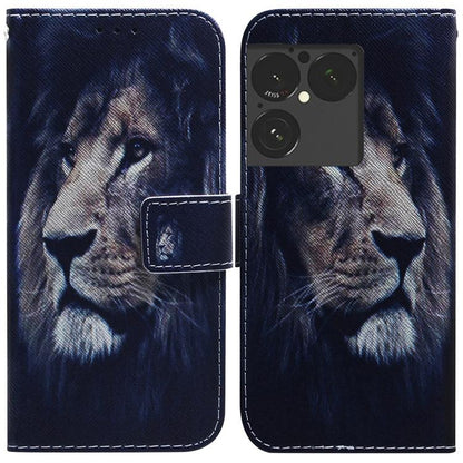 Coloured Drawing Flip Leather Phone Case, For Sony Xperia 1 VIII, For Sony Xperia 10 VII, For Sony Xperia 1 VII, For Sony Xperia 10 VI, For Sony Xperia 1 VI, For Sony Xperia 5 VI, For Sony Xperia 5 V
