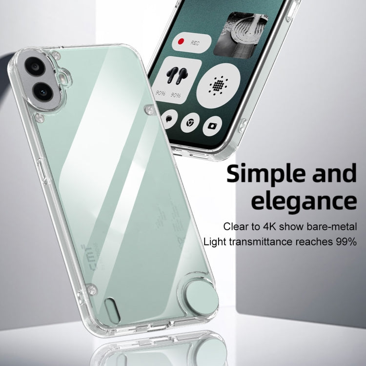 Armor Clear TPU Hard PC Phone Case, For Nothing CMF Phone 1, For Nothing Phone 2