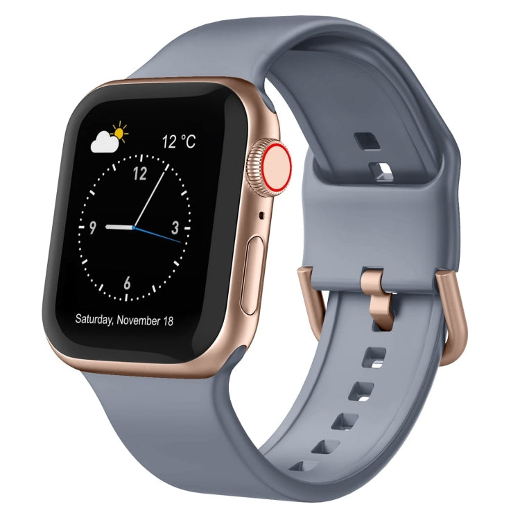 Pin Buckle Silicone Watch Band, For Apple Watch SE 2023 40mm, For Apple Watch Ultra 2 49mm, For Apple Watch Series 9 45mm, For Apple Watch Series 9 41mm