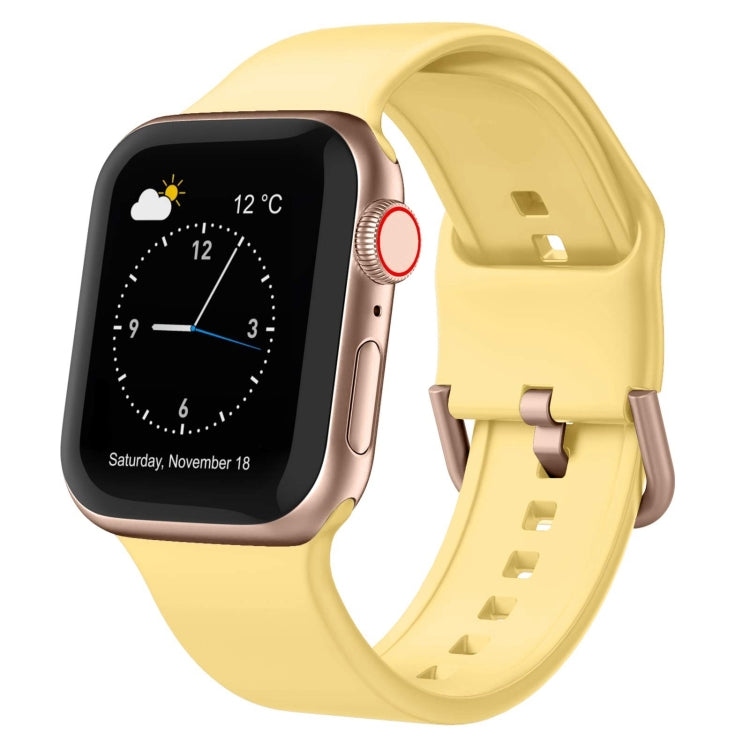 Pin Buckle Silicone Watch Band, For Apple Watch SE 2023 40mm, For Apple Watch Ultra 2 49mm, For Apple Watch Series 9 45mm, For Apple Watch Series 9 41mm