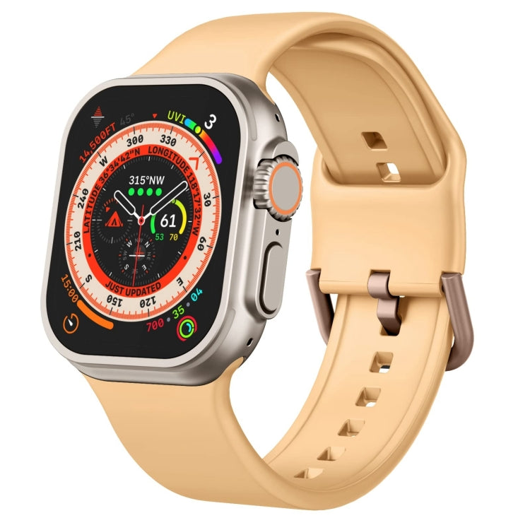 Pin Buckle Silicone Watch Band, For Apple Watch SE 2023 40mm, For Apple Watch Ultra 2 49mm, For Apple Watch Series 9 45mm, For Apple Watch Series 9 41mm