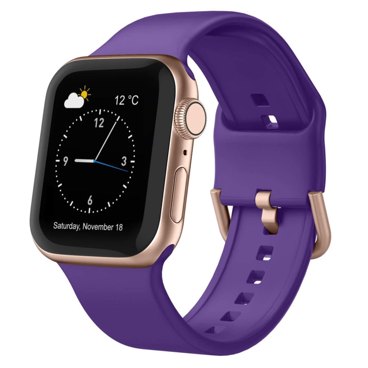Pin Buckle Silicone Watch Band, For Apple Watch SE 2023 40mm, For Apple Watch Ultra 2 49mm, For Apple Watch Series 9 45mm, For Apple Watch Series 9 41mm