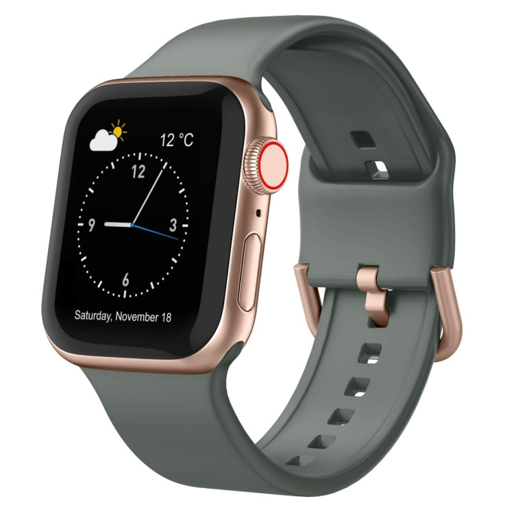Pin Buckle Silicone Watch Band, For Apple Watch SE 2023 40mm, For Apple Watch Ultra 2 49mm, For Apple Watch Series 9 45mm, For Apple Watch Series 9 41mm