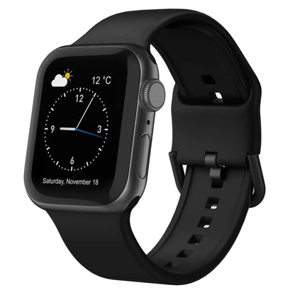 Pin Buckle Silicone Watch Band, For Apple Watch SE 2023 40mm, For Apple Watch Ultra 2 49mm, For Apple Watch Series 9 45mm, For Apple Watch Series 9 41mm