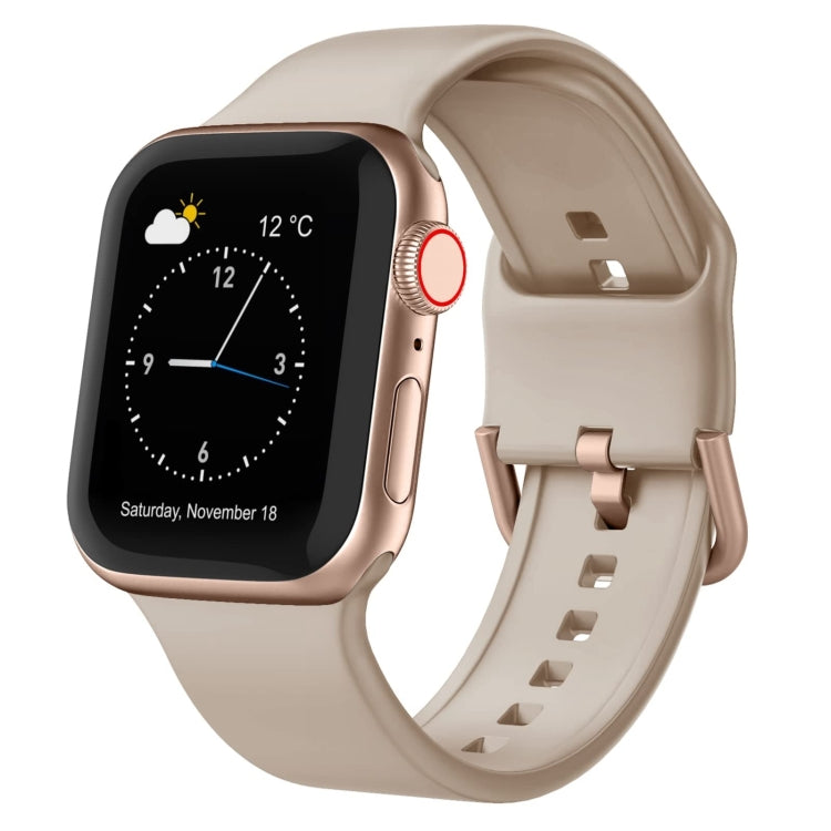 Pin Buckle Silicone Watch Band, For Apple Watch SE 2023 40mm, For Apple Watch Ultra 2 49mm, For Apple Watch Series 9 45mm, For Apple Watch Series 9 41mm