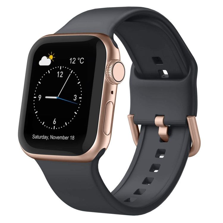 Pin Buckle Silicone Watch Band, For Apple Watch SE 2023 40mm, For Apple Watch Ultra 2 49mm, For Apple Watch Series 9 45mm, For Apple Watch Series 9 41mm