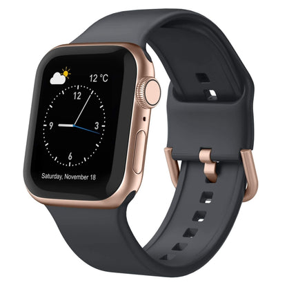 Pin Buckle Silicone Watch Band, For Apple Watch SE 2023 40mm, For Apple Watch Ultra 2 49mm, For Apple Watch Series 9 45mm, For Apple Watch Series 9 41mm