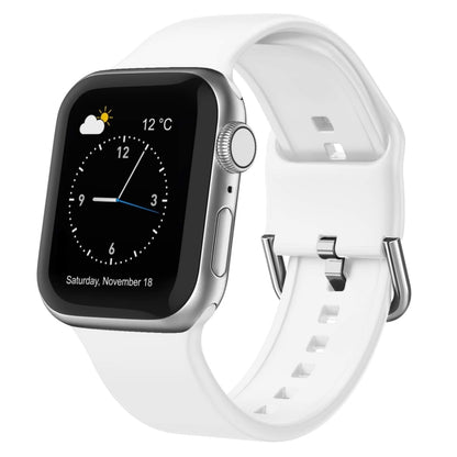 Pin Buckle Silicone Watch Band, For Apple Watch SE 2023 40mm, For Apple Watch Ultra 2 49mm, For Apple Watch Series 9 45mm, For Apple Watch Series 9 41mm