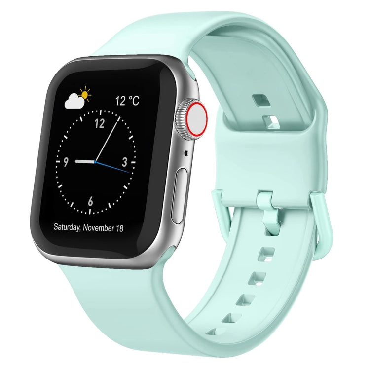 Pin Buckle Silicone Watch Band, For Apple Watch SE 2023 40mm, For Apple Watch Ultra 2 49mm, For Apple Watch Series 9 45mm, For Apple Watch Series 9 41mm