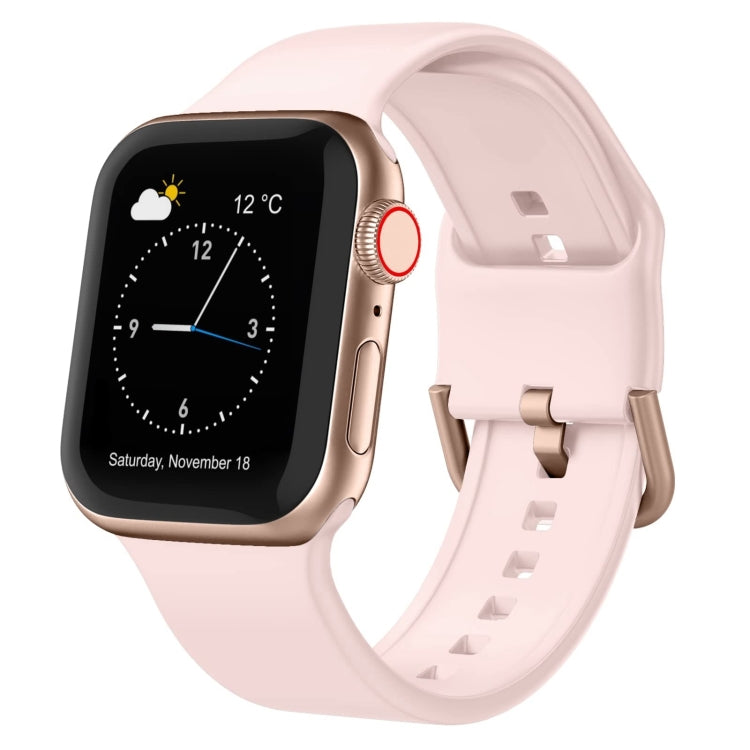 Pin Buckle Silicone Watch Band, For Apple Watch SE 2023 40mm, For Apple Watch Ultra 2 49mm, For Apple Watch Series 9 45mm, For Apple Watch Series 9 41mm
