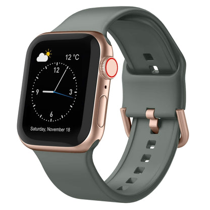 Pin Buckle Silicone Watch Band, For Apple Watch SE 2023 40mm, For Apple Watch Ultra 2 49mm, For Apple Watch Series 9 45mm, For Apple Watch Series 9 41mm