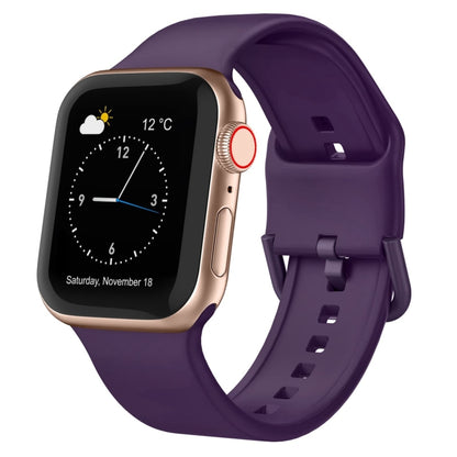 Pin Buckle Silicone Watch Band, For Apple Watch SE 2023 40mm, For Apple Watch Ultra 2 49mm, For Apple Watch Series 9 45mm, For Apple Watch Series 9 41mm