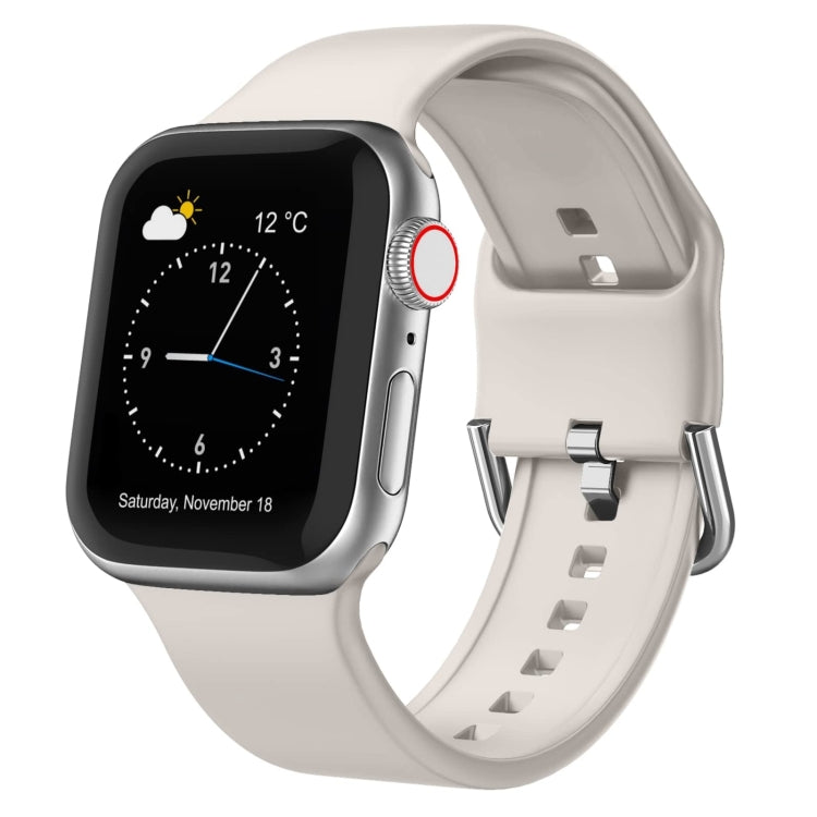 Pin Buckle Silicone Watch Band, For Apple Watch SE 2023 40mm, For Apple Watch Ultra 2 49mm, For Apple Watch Series 9 45mm, For Apple Watch Series 9 41mm