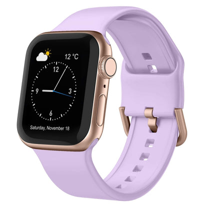 Pin Buckle Silicone Watch Band, For Apple Watch SE 2023 40mm, For Apple Watch Ultra 2 49mm, For Apple Watch Series 9 45mm, For Apple Watch Series 9 41mm