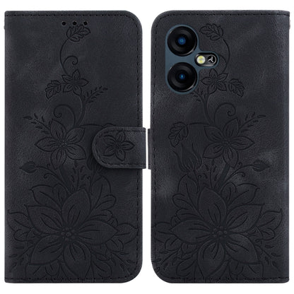Lily Embossed Leather Phone Case, For Tecno Pova 5 Pro, For Tecno Pova Neo 3, For Tecno Pova 5, For Tecno Camon 20 Premier 5G, For Tecno Camon 20 Pro 5G, For Tecno Camon 20 Pro 4G / Camon 20, For Tecno Spark 10 5G, For Tecno Spark 10 4G / Spark 10C    ...