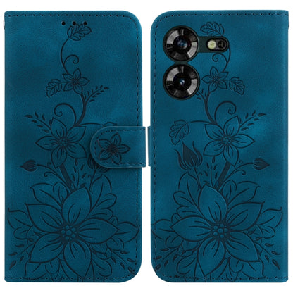 Lily Embossed Leather Phone Case, For Tecno Pova 5 Pro, For Tecno Pova Neo 3, For Tecno Pova 5, For Tecno Camon 20 Premier 5G, For Tecno Camon 20 Pro 5G, For Tecno Camon 20 Pro 4G / Camon 20, For Tecno Spark 10 5G, For Tecno Spark 10 4G / Spark 10C    ...