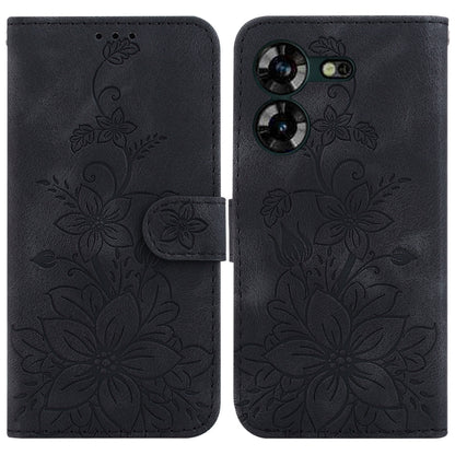 Lily Embossed Leather Phone Case, For Tecno Pova 5 Pro, For Tecno Pova Neo 3, For Tecno Pova 5, For Tecno Camon 20 Premier 5G, For Tecno Camon 20 Pro 5G, For Tecno Camon 20 Pro 4G / Camon 20, For Tecno Spark 10 5G, For Tecno Spark 10 4G / Spark 10C    ...