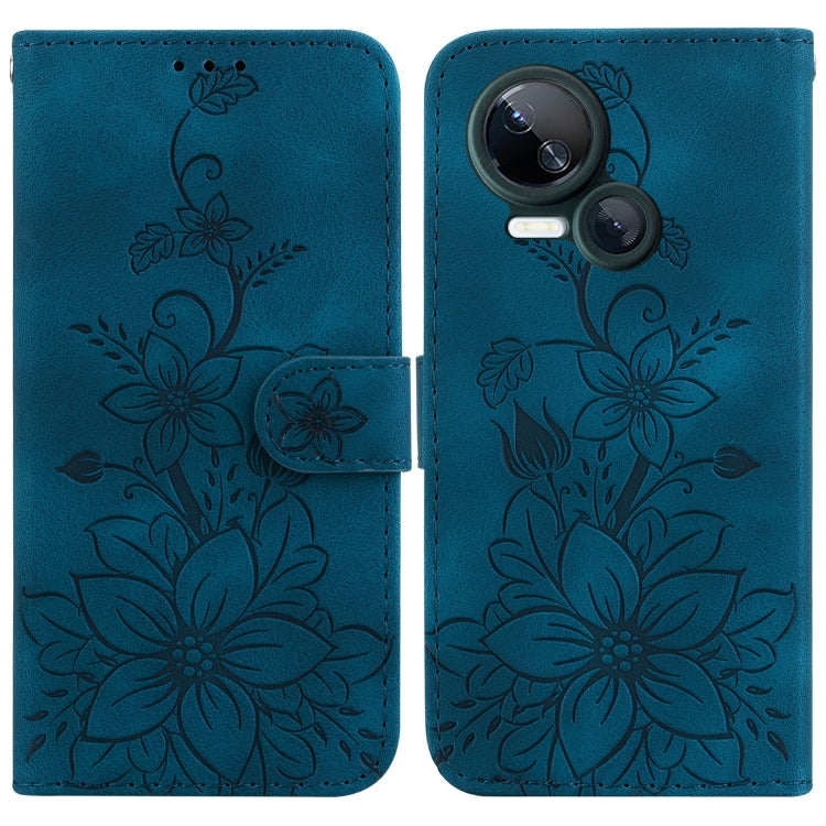Lily Embossed Leather Phone Case, For Tecno Pova 5 Pro, For Tecno Pova Neo 3, For Tecno Pova 5, For Tecno Camon 20 Premier 5G, For Tecno Camon 20 Pro 5G, For Tecno Camon 20 Pro 4G / Camon 20, For Tecno Spark 10 5G, For Tecno Spark 10 4G / Spark 10C    ...