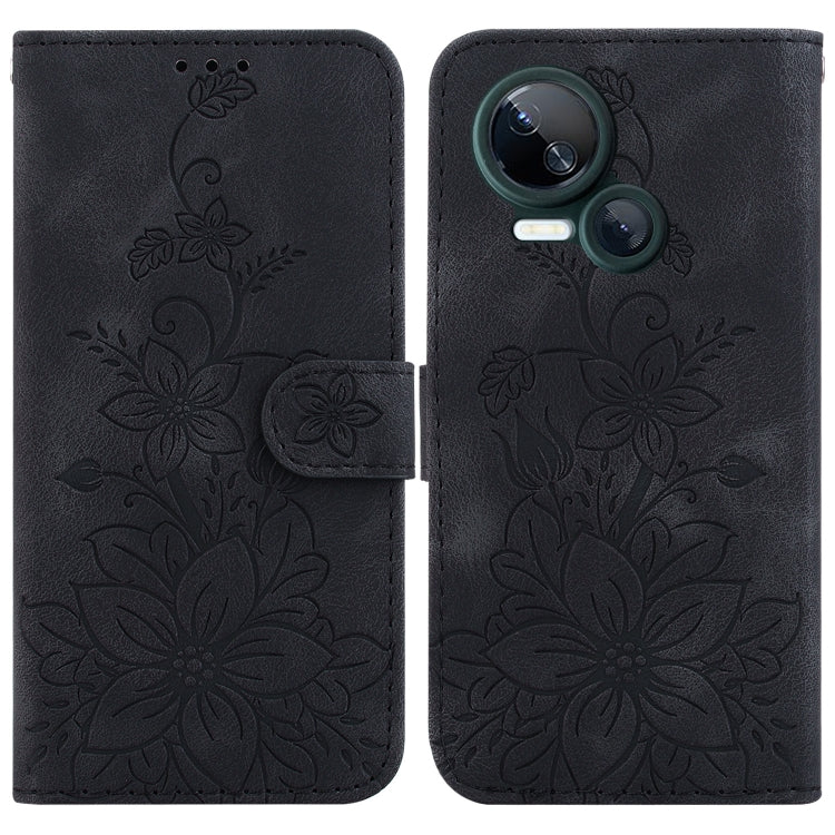Lily Embossed Leather Phone Case, For Tecno Pova 5 Pro, For Tecno Pova Neo 3, For Tecno Pova 5, For Tecno Camon 20 Premier 5G, For Tecno Camon 20 Pro 5G, For Tecno Camon 20 Pro 4G / Camon 20, For Tecno Spark 10 5G, For Tecno Spark 10 4G / Spark 10C    ...