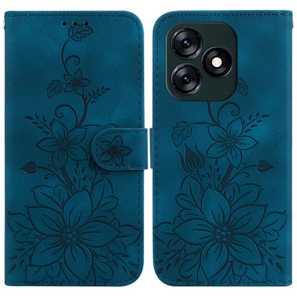 Lily Embossed Leather Phone Case, For Tecno Pova 5 Pro, For Tecno Pova Neo 3, For Tecno Pova 5, For Tecno Camon 20 Premier 5G, For Tecno Camon 20 Pro 5G, For Tecno Camon 20 Pro 4G / Camon 20, For Tecno Spark 10 5G, For Tecno Spark 10 4G / Spark 10C    ...