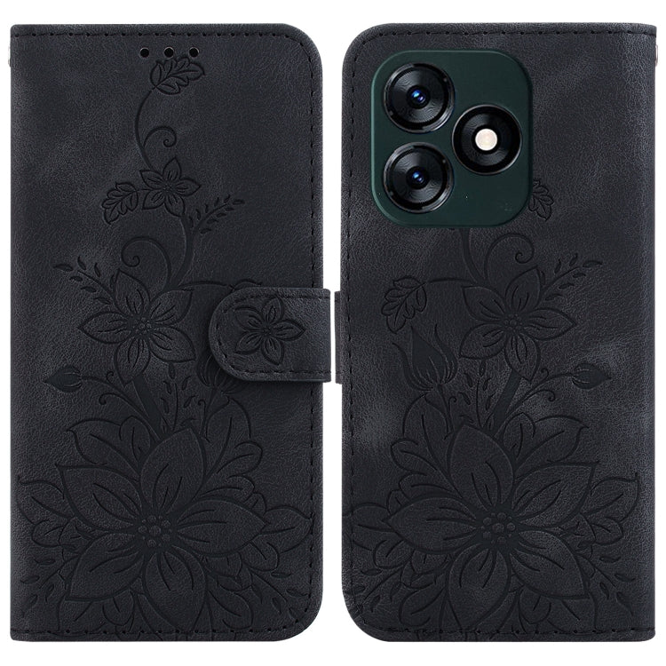 Lily Embossed Leather Phone Case, For Tecno Pova 5 Pro, For Tecno Pova Neo 3, For Tecno Pova 5, For Tecno Camon 20 Premier 5G, For Tecno Camon 20 Pro 5G, For Tecno Camon 20 Pro 4G / Camon 20, For Tecno Spark 10 5G, For Tecno Spark 10 4G / Spark 10C    ...