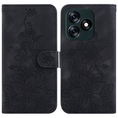 Lily Embossed Leather Phone Case, For Tecno Pova 5 Pro, For Tecno Pova Neo 3, For Tecno Pova 5, For Tecno Camon 20 Premier 5G, For Tecno Camon 20 Pro 5G, For Tecno Camon 20 Pro 4G / Camon 20, For Tecno Spark 10 5G, For Tecno Spark 10 4G / Spark 10C    ...