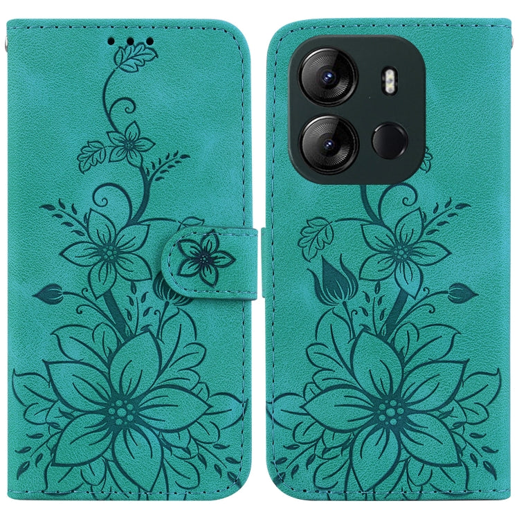 Lily Embossed Leather Phone Case, For Tecno Pova 5 Pro, For Tecno Pova Neo 3, For Tecno Pova 5, For Tecno Camon 20 Premier 5G, For Tecno Camon 20 Pro 5G, For Tecno Camon 20 Pro 4G / Camon 20, For Tecno Spark 10 5G, For Tecno Spark 10 4G / Spark 10C    ...