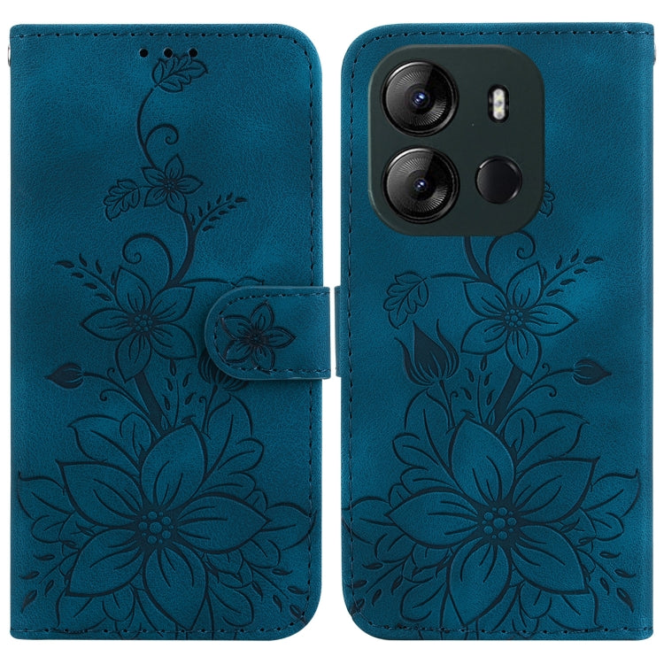 Lily Embossed Leather Phone Case, For Tecno Pova 5 Pro, For Tecno Pova Neo 3, For Tecno Pova 5, For Tecno Camon 20 Premier 5G, For Tecno Camon 20 Pro 5G, For Tecno Camon 20 Pro 4G / Camon 20, For Tecno Spark 10 5G, For Tecno Spark 10 4G / Spark 10C    ...