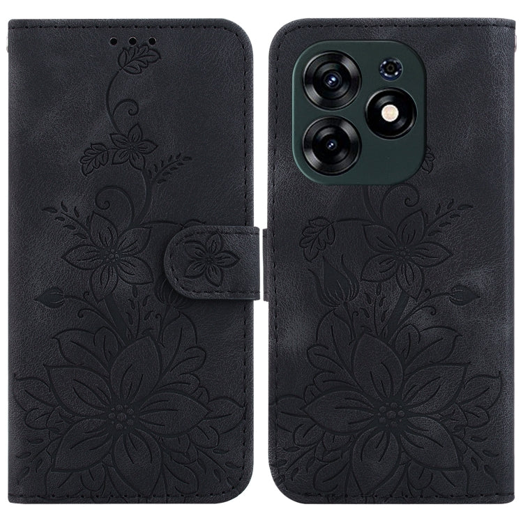 Lily Embossed Leather Phone Case, For Tecno Pova 5 Pro, For Tecno Pova Neo 3, For Tecno Pova 5, For Tecno Camon 20 Premier 5G, For Tecno Camon 20 Pro 5G, For Tecno Camon 20 Pro 4G / Camon 20, For Tecno Spark 10 5G, For Tecno Spark 10 4G / Spark 10C    ...