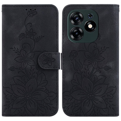 Lily Embossed Leather Phone Case, For Tecno Pova 5 Pro, For Tecno Pova Neo 3, For Tecno Pova 5, For Tecno Camon 20 Premier 5G, For Tecno Camon 20 Pro 5G, For Tecno Camon 20 Pro 4G / Camon 20, For Tecno Spark 10 5G, For Tecno Spark 10 4G / Spark 10C    ...