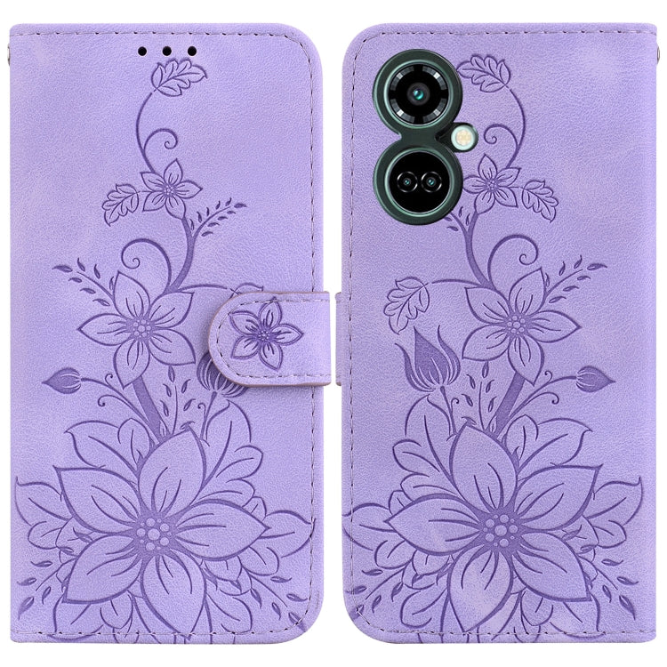 Lily Embossed Leather Phone Case, For Tecno Pova 5 Pro, For Tecno Pova Neo 3, For Tecno Pova 5, For Tecno Camon 20 Premier 5G, For Tecno Camon 20 Pro 5G, For Tecno Camon 20 Pro 4G / Camon 20, For Tecno Spark 10 5G, For Tecno Spark 10 4G / Spark 10C    ...
