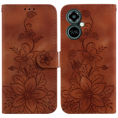 Lily Embossed Leather Phone Case, For Tecno Pova 5 Pro, For Tecno Pova Neo 3, For Tecno Pova 5, For Tecno Camon 20 Premier 5G, For Tecno Camon 20 Pro 5G, For Tecno Camon 20 Pro 4G / Camon 20, For Tecno Spark 10 5G, For Tecno Spark 10 4G / Spark 10C    ...
