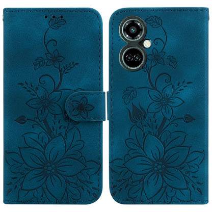 Lily Embossed Leather Phone Case, For Tecno Pova 5 Pro, For Tecno Pova Neo 3, For Tecno Pova 5, For Tecno Camon 20 Premier 5G, For Tecno Camon 20 Pro 5G, For Tecno Camon 20 Pro 4G / Camon 20, For Tecno Spark 10 5G, For Tecno Spark 10 4G / Spark 10C    ...