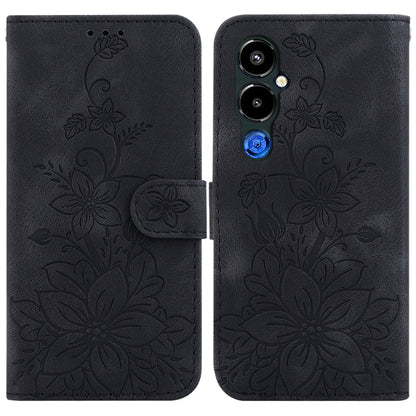 Lily Embossed Leather Phone Case, For Tecno Pova 5 Pro, For Tecno Pova Neo 3, For Tecno Pova 5, For Tecno Camon 20 Premier 5G, For Tecno Camon 20 Pro 5G, For Tecno Camon 20 Pro 4G / Camon 20, For Tecno Spark 10 5G, For Tecno Spark 10 4G / Spark 10C    ...