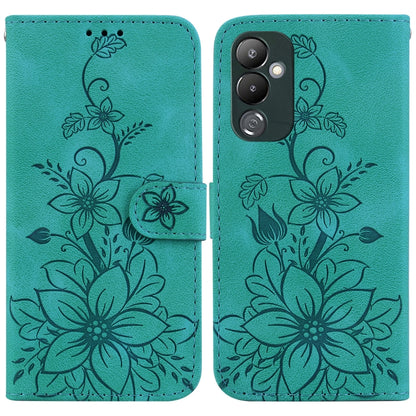 Lily Embossed Leather Phone Case, For Tecno Pova 5 Pro, For Tecno Pova Neo 3, For Tecno Pova 5, For Tecno Camon 20 Premier 5G, For Tecno Camon 20 Pro 5G, For Tecno Camon 20 Pro 4G / Camon 20, For Tecno Spark 10 5G, For Tecno Spark 10 4G / Spark 10C    ...